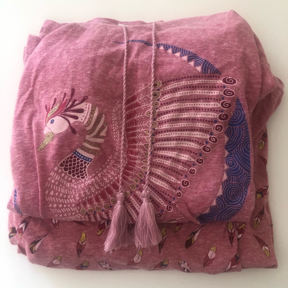 Pink feather pajamas from Cape Town, South Africa